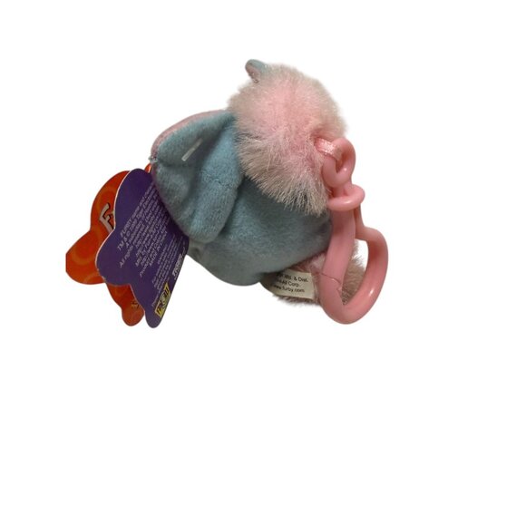 Vtg 1999 Tiger Electronics Talking Furby Mini Clip-on Keychain Pink Blue Works - Picture 2 of 4